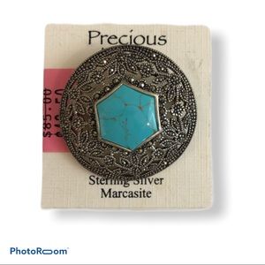 Precious by Liang Turquoise Pin NWT